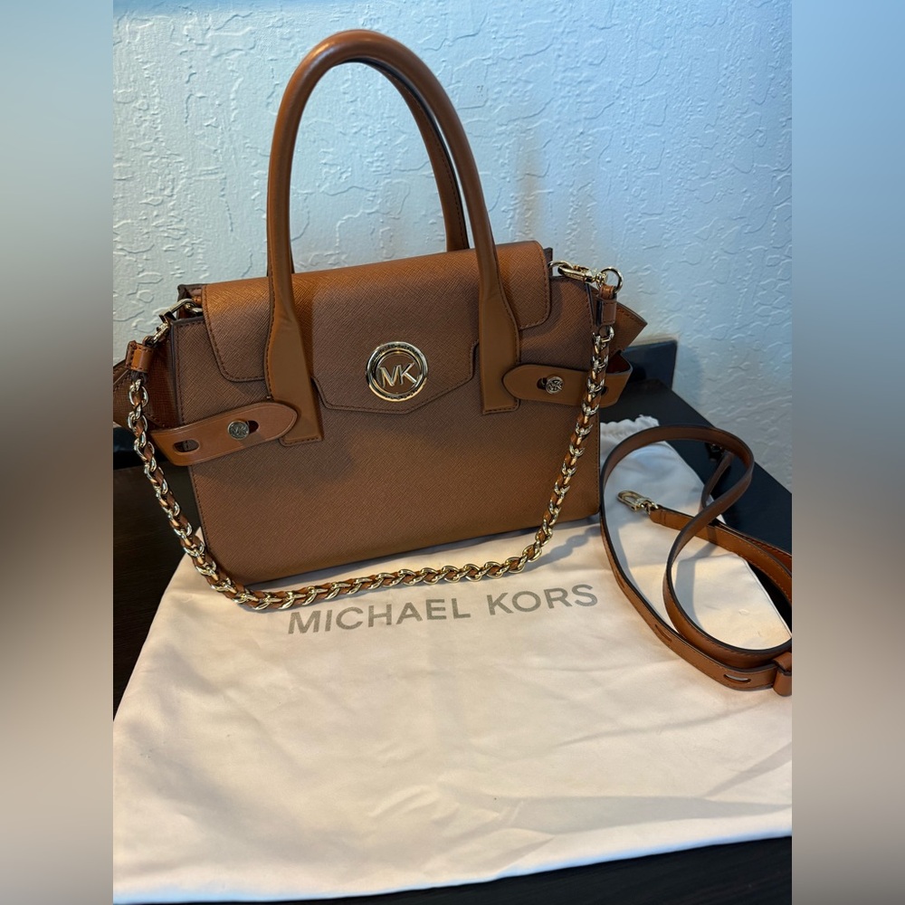 Tan Michael Kors crossbody